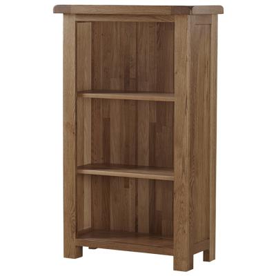 Sherwood Dark Solid Oak Small Narrow Bookcase